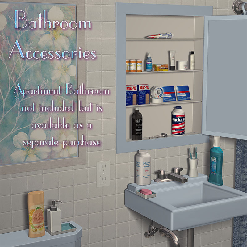 Richabri is here with a brand new bathroom set!  A  22-piece prop set replicating