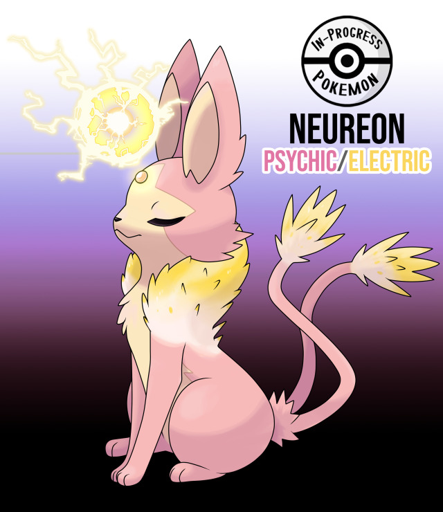 In-Progress Pokemon Evolutions  Neureon Psychicelectric -3109