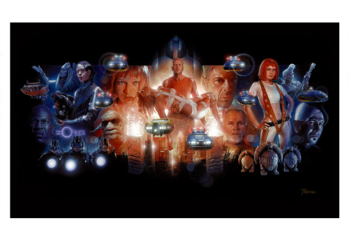 xombiedirge:The Fifth Element by Nick Runge / Website36” X 24” giclee print, regular edi