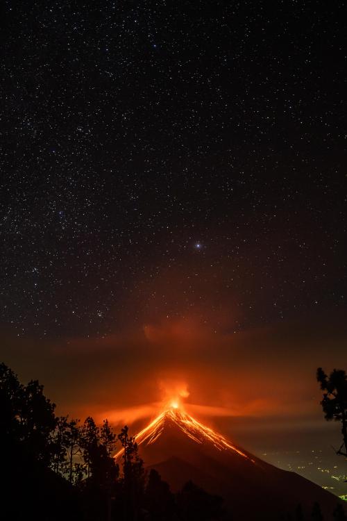 amazinglybeautifulphotography:  Volcan de Fuego in all its glory. [OC] [2403 × 3604] - Author: Dylan_Landro on Reddit