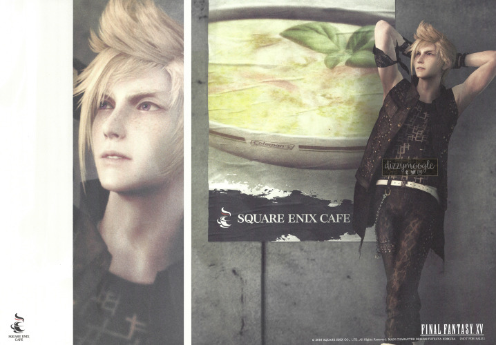 Final Fantasy 15 XV Pins Prompto Argentum Square Enix Cafe Limited Game F/S