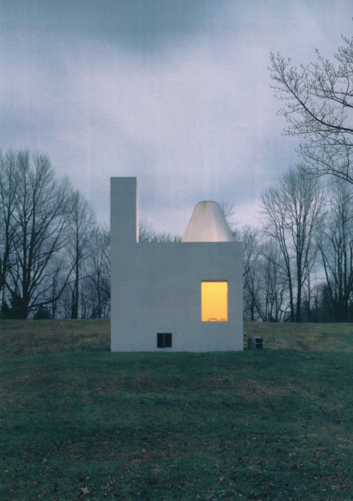 archiveofaffinities:  Philip Johnson, Library / Study, New Canaan, Connecticut, 1980