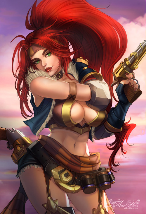 Red Monika from Battle Chasers commission for Andrei. Thank you so much!! 