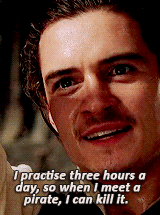 starkswaters:  FANGIRL CHALLENGE ♔ ten male characters {12/10}   ↬ Will Turner