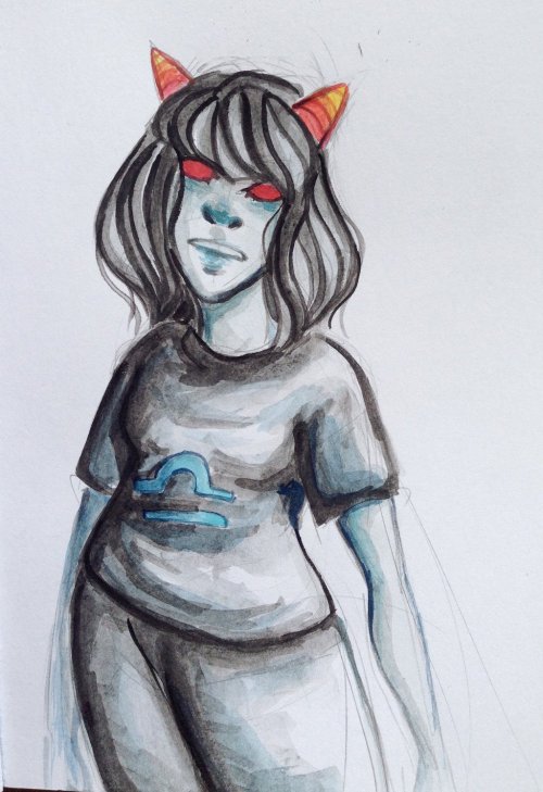 some poorly photographed watercolours from twitter