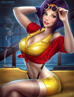 madeleineink:  Faye Valentine by Madeleineink