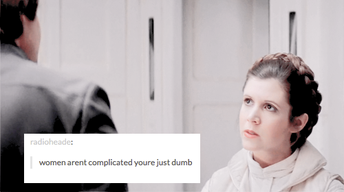 carriefishers-archive:leia organa + tumblr text posts