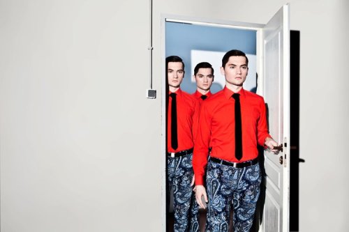 cofferdams:  Model: Marcin Wypych (Titow) Photo: Grzegorz Mikrut Photogrphy inspirded by Kraftwerk video to “Robots”