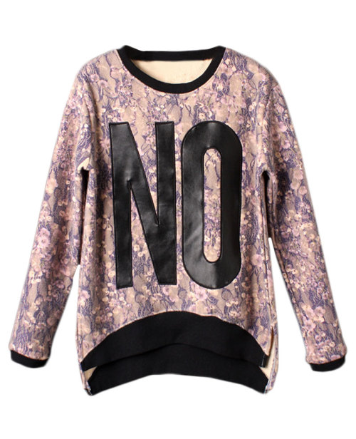 okaywowcool:  lace NO sweatshirt - อ.99 free shipping! 