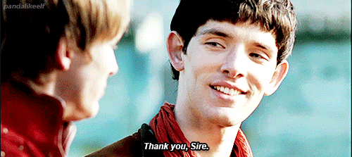 pandalikeelf:the way merlin looks at arthur. oh boy.season 1, episode 10: the moment of truthI love 