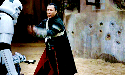 jedipilotstorm:Donnie Yen as Chirrut Imwe and Jiang Wen as Baze Malbus in the teaser trailer for ROG