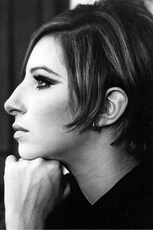 Barbra Streisand on the set of Funny Girl, photographed by Pierluigi, New York City, 1968.