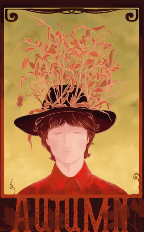 macca-is-art: Now Autumn’s fire burns slowly along the woods and day by day the