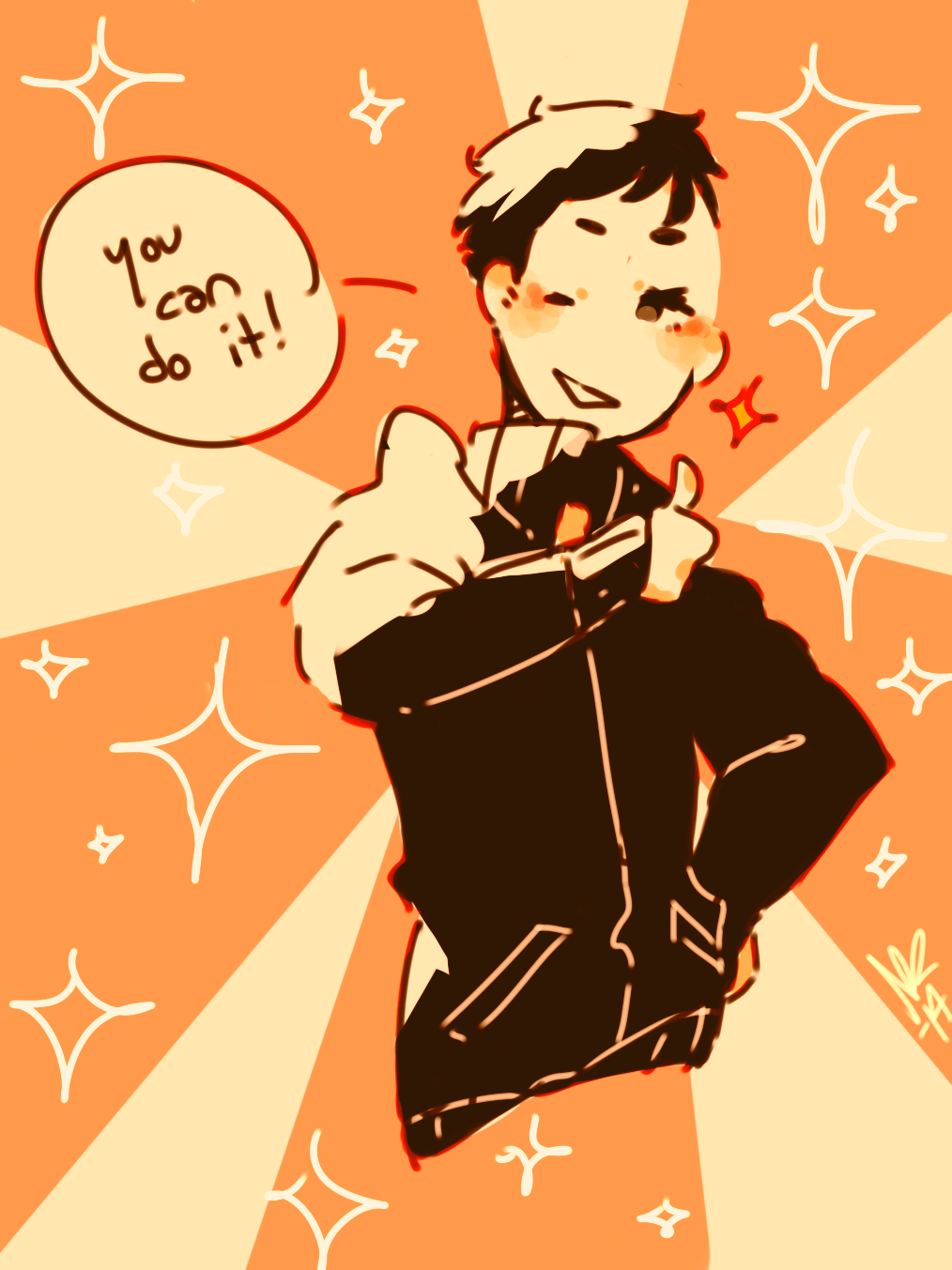gigaprince:   11. Your favourite team captain.   DAICHI hes 100% captain material 