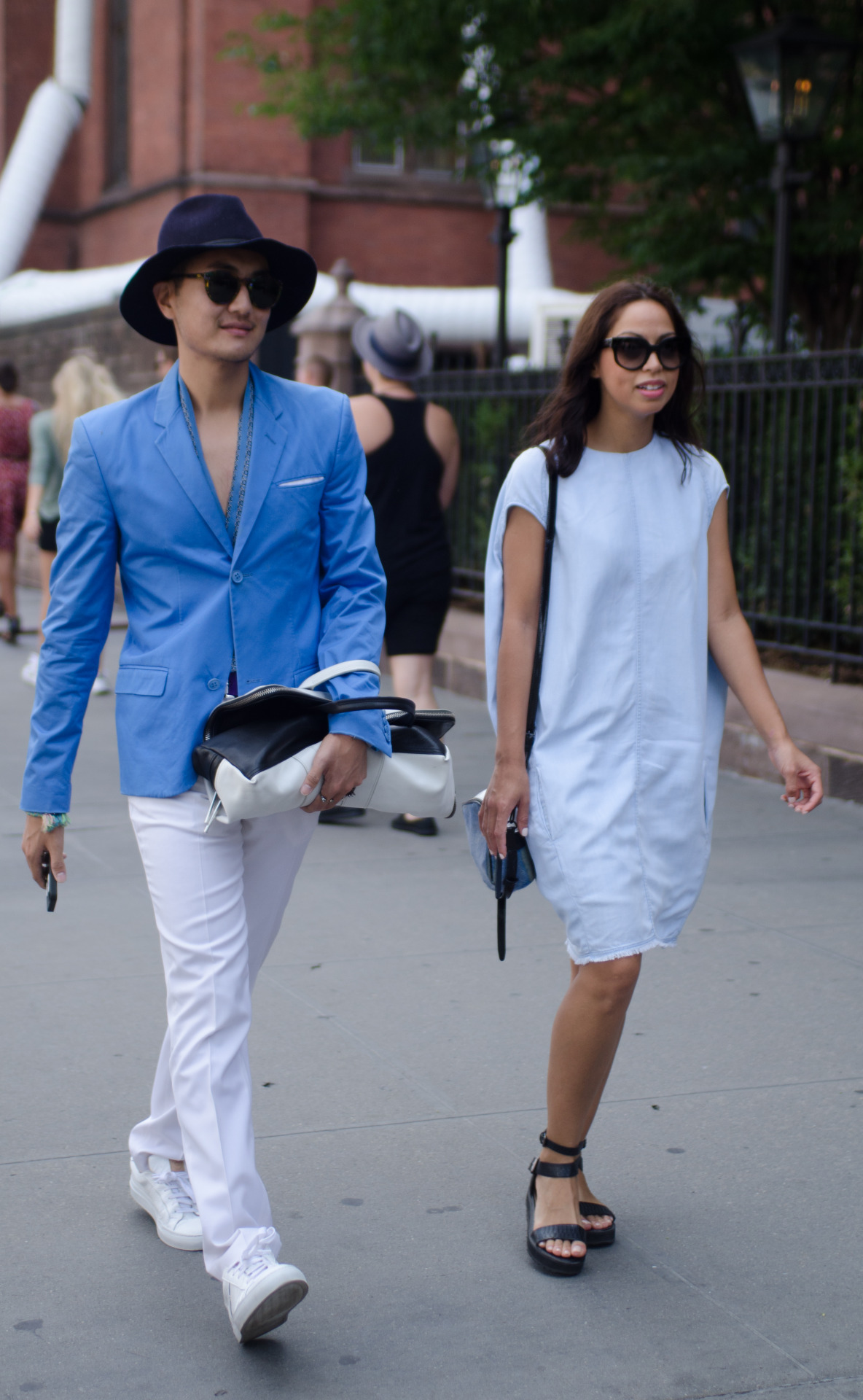 Plunging V-Necks for Men
Streetstyle at Mercedes-Benz Fashion Week
Photo by Lordale Benosa