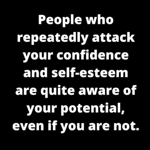 @Regranned from @theunapologeticblackman  -  Often an attack on your confidence and self-esteem is a