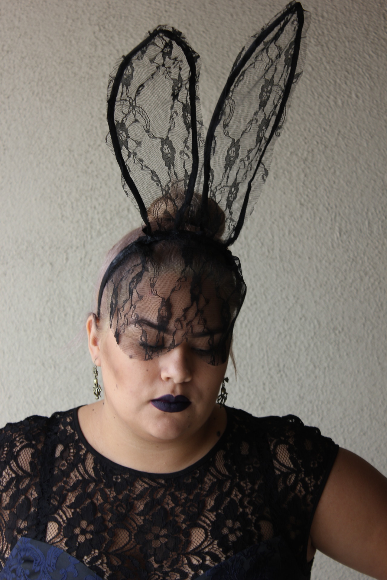 brooklynboobala:  steph—fierce:  Bunny Lace Chic Dress: City Chic  Ears: Domino