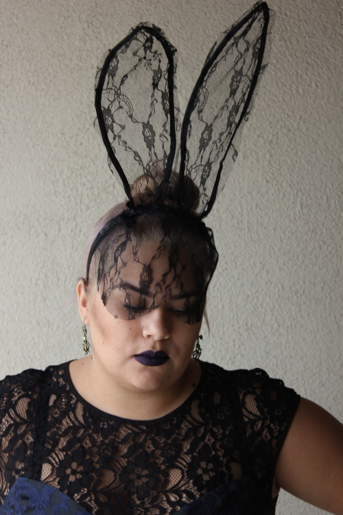 brooklynboobala:  steph—fierce:  Bunny Lace Chic Dress: City Chic  Ears: Domino Dollhouse Shoes: Steve Madden 