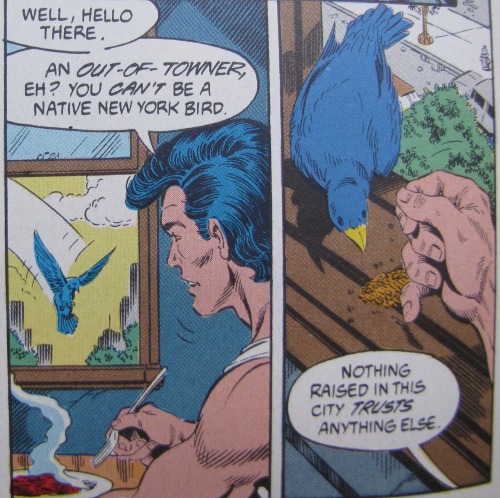thoughtsaboutdickgrayson:The New Titans #71Before I was on Tumblr, I saw this labeled “Dick is