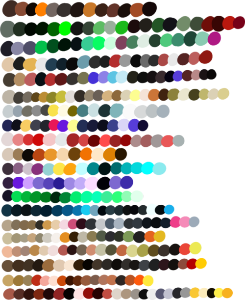 agentkulu: Even more colors that I’ve collected over the yearsfeel free to use any of them!