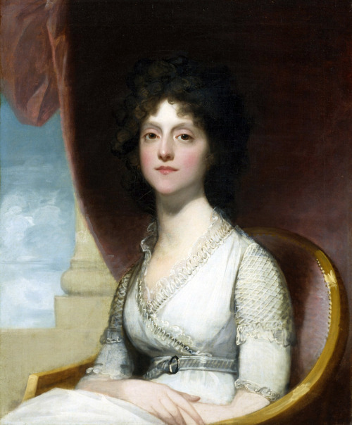 Portrait of Marianne Ashley Walker, by Gilbert Stuart,  1799