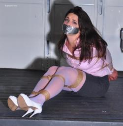 sensualhumiliation:  kidnapped and helpless…