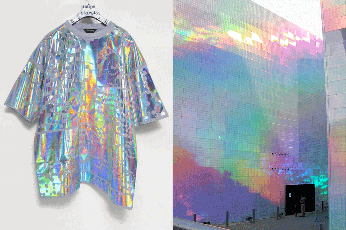 whereiseefashion:  GIF of the month - Match #156 Starstyling holographic Tshirt | Quantum