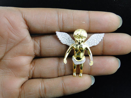 Sex 24kjewelry:  14k Gold over 925 Silver Angel pictures