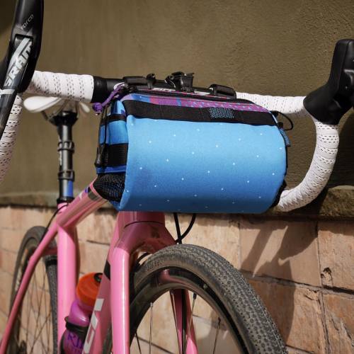ornotbike:  #thebarbag looking magical on this awesome pink wizard machine. More bar bags in plum ar