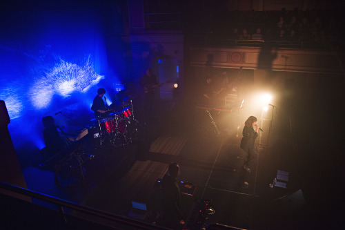 Lupa JJack ColwellSarah BlaskoPerforming at Newcastle City Hall, 9th April 2016.