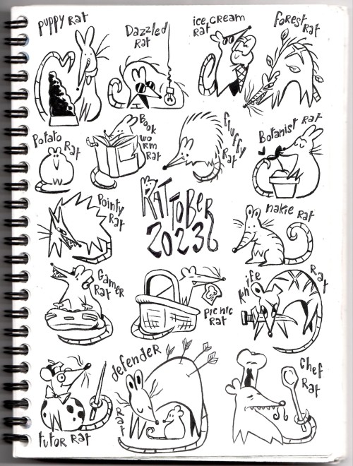 Rattober 2023 From @thebeanbaguette List