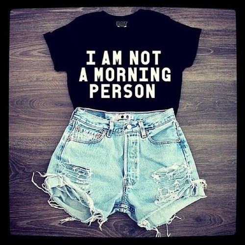 prettypress:  best-lovequotes:  Cute Clothes(: | via Tumblr on We Heart It.  #not #mornings 