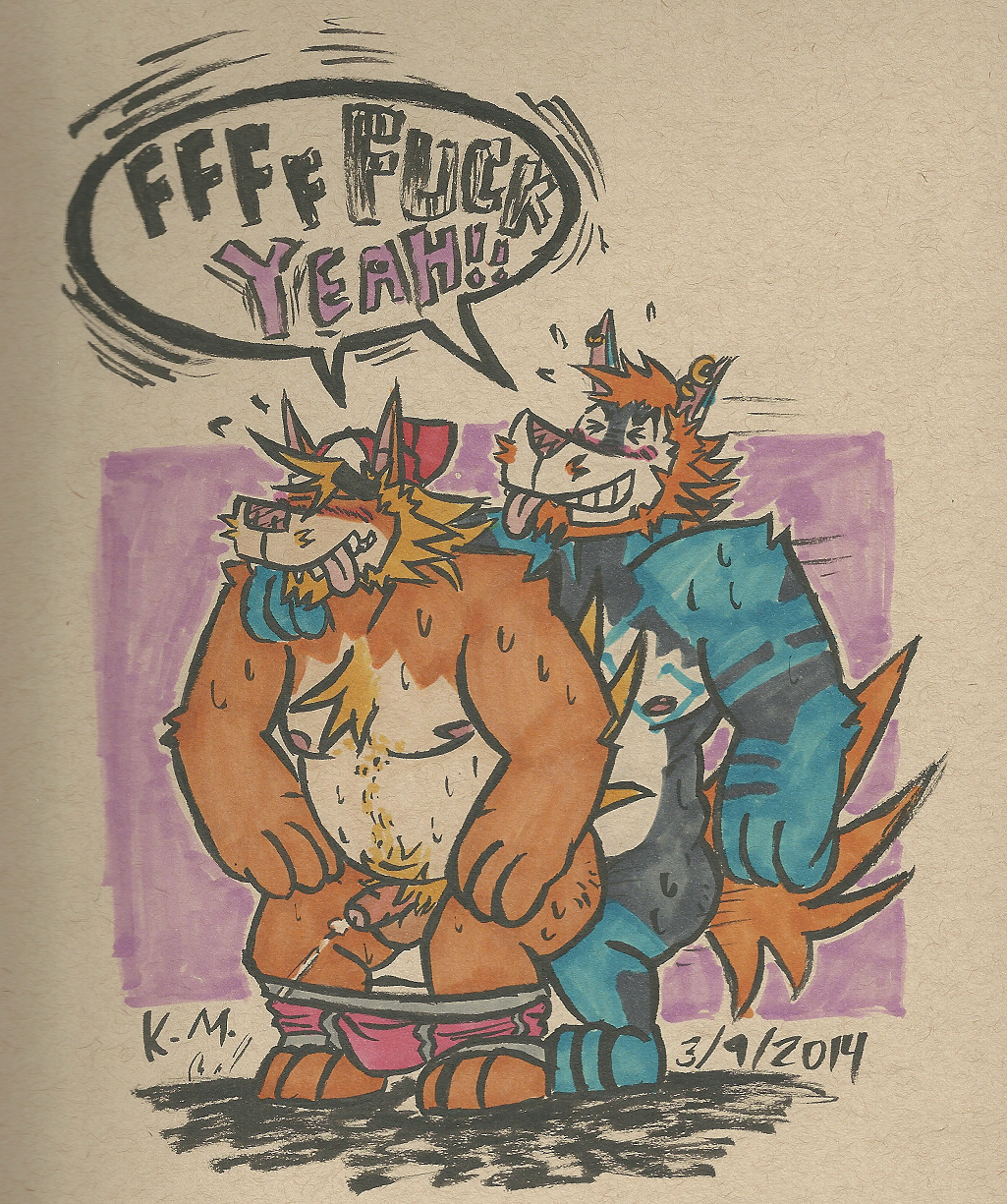 mcthundergoose:  Max and Rex going at it again. Sadly the first pic is cropped sloppily