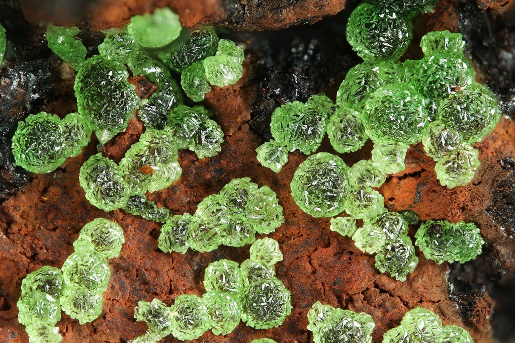 underthescopeminerals:  Austinite Locality:Hilarion Mine, Hilarion area, Kamariza