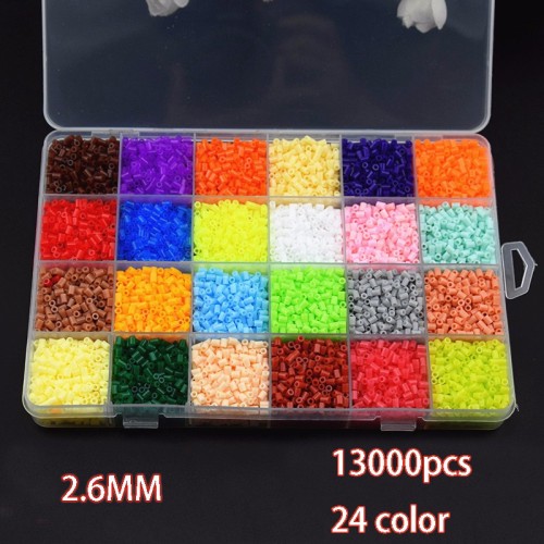 13000Pcs 24 Color Hama Beads 2.6MM Perler Beads DIY Creative...