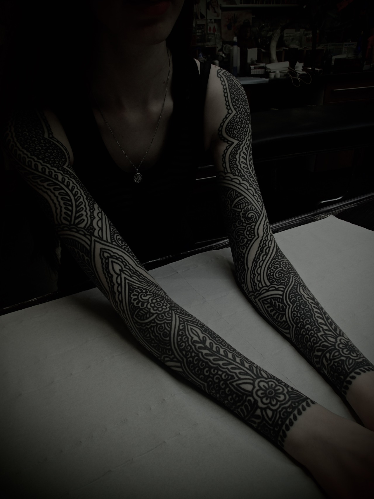 electrictattoos:  guyletatooer:  healed part  On Katie  July 2015  Into You Tattoo