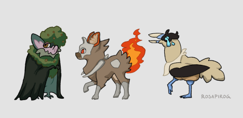 Choose your starter!Grass starter: Frukind - Barriegoth - DramcubatFire starter: Toffdee - Deekin - 