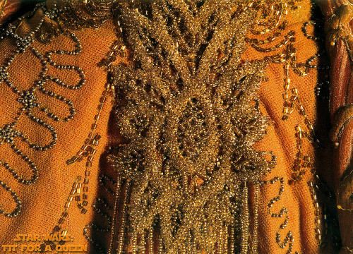alwaysstarwars: Stunning details from Queen Amidala’s amazing costumes in The Phantom Menace Scanned