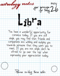 astrologynotes:  Libra 5, 26, 2014: Visit