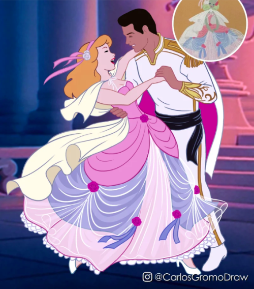 theatlanticaprincess:Disney Princesses in Concept DressesIllustrator and graphic designer Carlos Gar