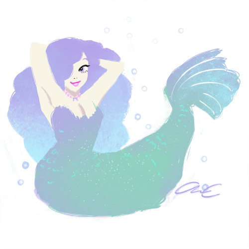 A pop vintage mermaid for Mermay 2016!