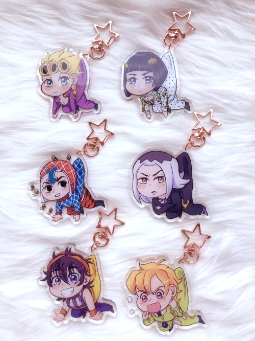 If you want one of these cute JoJo chibi pinch charms for yourself, check out my BigCartel.Shop:http