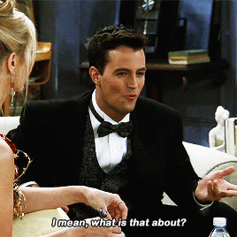 rossatron-geller:chandler bing: modern-day philosopher