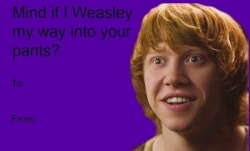 arctic-muggle:Harry Potter Valentines