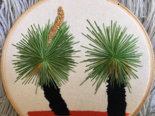 Australian Grass Trees by embroiderybyjessi (on FB, Etsy & Instagram) Head to etsy.com/shop/embr