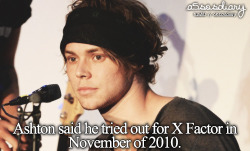 a5sosdiary:  &amp; the band decided not to try out because they didn’t want the “x factor tag”