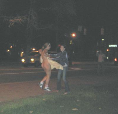 mcskyy-enf: Streaker covers up after a very public streak!