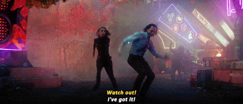 Loki Saving/helping Sylvie.