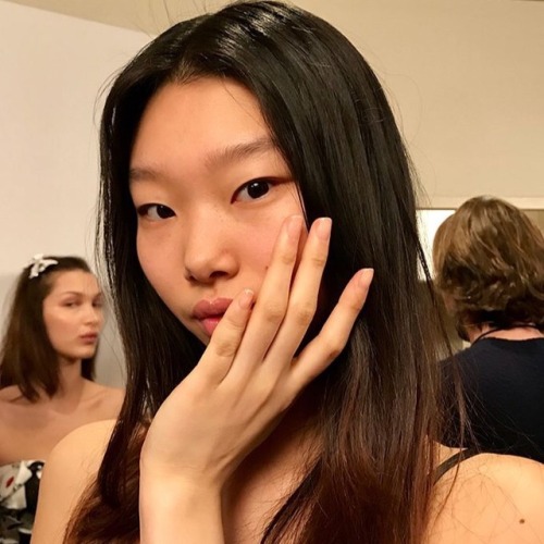 vladadoll:Yoon Young Bae backstage at Michael Kors A/W ‘18