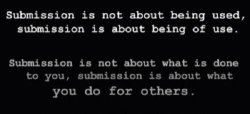 whisper-to-my-soul:  naughtydevboy:  selinaminx:  mistressaliceinbondageland:Submission… Important Words … - SelinaMinx  I met many subs in the past who definitely should read this!  Yes, yes and yes! I can’t stress this enough!you silly, sweet,